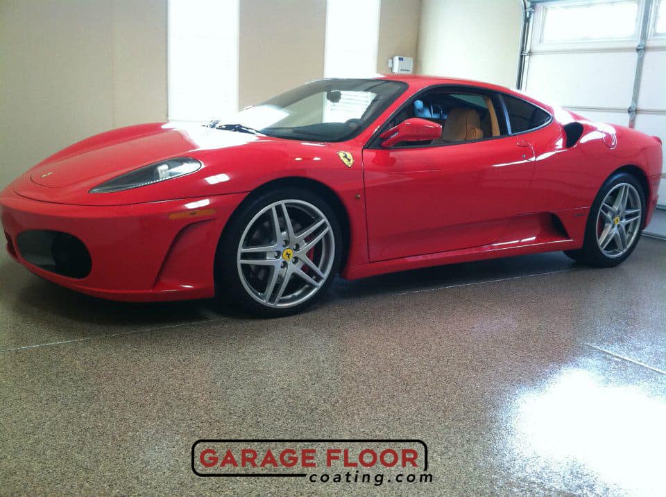 Garage Floor Coating Great Lakes Epoxy Floor Coating Before and After